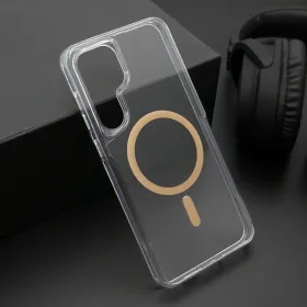 Futrola - maska AURA MagSafe za Samsung S721B Galaxy S24 FE zlatna (MS).