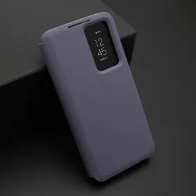 Futrola - maska BI FOLD Smart Window za Samsung Galaxy S22 5G ljubicasta (MS).