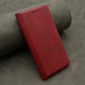 Futrola - maska BI FOLD IHAVE PRIME STYLE za Xiaomi Redmi 14C/Redmi A4 crvena (MS).