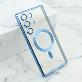 Futrola - maska CAMERA PROTECT MagSafe za Samsung S928 Galaxy S24 Ultra 5G plava (MS).