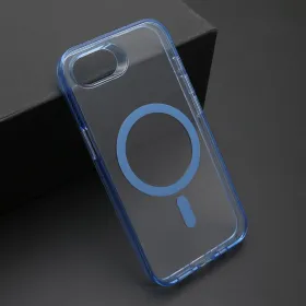 Futrola - maska COLOR FRAME za iPhone 16E (6.1) plava (MS).