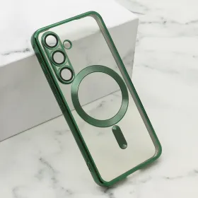 Futrola - maska CAMERA PROTECT MAGSAFE za Samsung S931 Galaxy S25 5G zelena (MS).