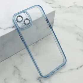 Futrola - maska DIAMOND LENS za iPhone 15 Plus (6.7) plava (MS).