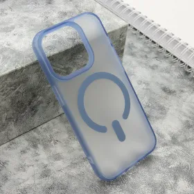 Futrola - maska BLURRY MagSafe za iPhone 15 Pro (6.1) plava (MS).