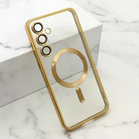 Futrola - maska CAMERA PROTECT MagSafe za Samsung A556 Galaxy A55 5G zlatna (MS).