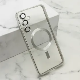 Futrola - maska CAMERA PROTECT MagSafe za Samsung A556 Galaxy A55 5G srebrna (MS).