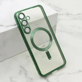 Futrola - maska CAMERA PROTECT MAGSAFE za Samsung S936 Galaxy S25 Plus 5G zelena (MS).