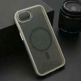 Futrola - maska CRYSTAL MagSafe za iPhone 16E (6.1) crna (MS).