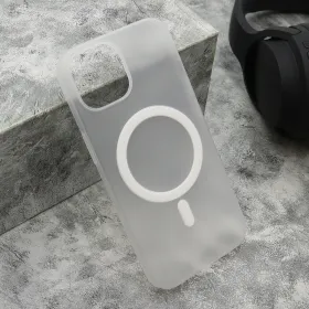 Futrola - maska CLOUD MagSafe za iPhone 15 (6.1) bela (MS).