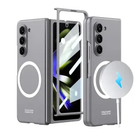 Futrola - maska COLOR MagSafe za Samsung Galaxy Z Fold 6 5G siva (GKK case) (MS).