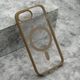Futrola - maska BORDER MagSafe za iPhone 16E (6.1) zlatna (MS).
