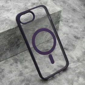Futrola - maska BORDER MagSafe za iPhone 16E (6.1) ljubicasta (MS).