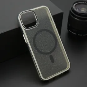 Futrola - maska CRYSTAL MagSafe za iPhone 14 (6.1) crna (MS).