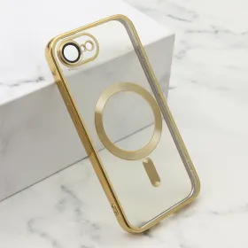 Futrola - maska CAMERA PROTECT MagSafe za iPhone 16E (6.1) zlatna (MS).