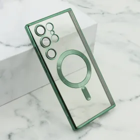 Futrola - maska CAMERA PROTECT MagSafe za Samsung S928 Galaxy S24 Ultra 5G zelena (MS).