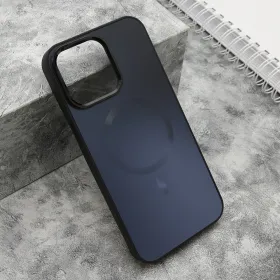 Futrola - maska COLOR METAL MagSafe za iPhone 15 Pro Max (6.7) plava (MS).