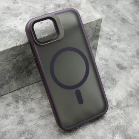 Futrola - maska DARK DROP MagSafe za iPhone 16E (6.1) ljubicasta (MS).