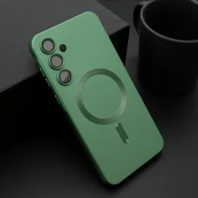 Futrola - maska ELEGANT MAGSAFE za Samsung A356 Galaxy A35 5G 5G zelena (MS).
