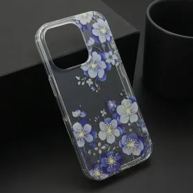 Futrola - maska FLOWER za iPhone 16 Pro (6.3) DZF8 (MS).