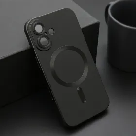 Futrola - maska ELEGANT MAGSAFE za iPhone 16 (6.1) crna (MS).