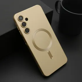 Futrola - maska ELEGANT MAGSAFE za Samsung A166 Galaxy A16 5G zlatna (MS).