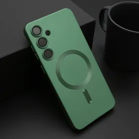 Futrola - maska ELEGANT MAGSAFE za Samsung S936 Galaxy S25 Plus 5G zelena (MS).