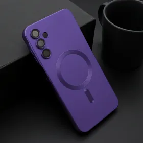 Futrola - maska ELEGANT MAGSAFE za Samsung A156 Galaxy A15 5G ljubicasta (MS).