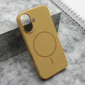 Futrola - maska FLEX MagSafe za iPhone 16 (6.1) zlatna (MS).