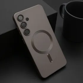 Futrola - maska ELEGANT MAGSAFE za Samsung S936 Galaxy S25 Plus 5G siva (MS).