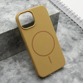 Futrola - maska FLEX MagSafe za iPhone 13 (6.1) zlatna (MS).