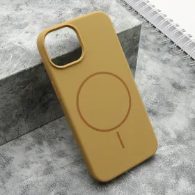 Futrola - maska FLEX MagSafe za iPhone 14 (6.1) zlatna (MS).