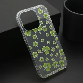 Futrola - maska FLOWER za iPhone 15 Pro (6.1) DZF1 (MS).