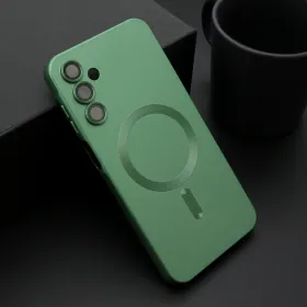 Futrola - maska ELEGANT MAGSAFE za Samsung A156 Galaxy A15 5G zelena (MS).
