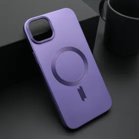 Futrola - maska ELEGANT MAGSAFE za iPhone 15 Plus (6.7) ljubicasta (MS).
