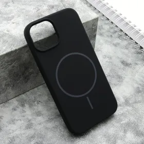 Futrola - maska FLEX MagSafe za iPhone 14 (6.1) crna (MS).