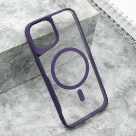Futrola - maska GRIP GUARD MagSafe za iPhone 14 (6.1) ljubicasta (MS).