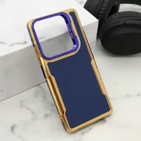 Futrola - maska GOLD LUXE za Xiaomi Redmi Note 13 Pro 4G plava (MS).