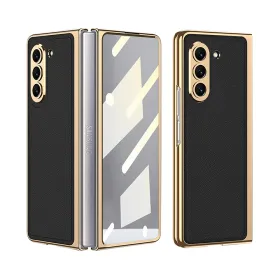 Futrola - maska GOLD LINE za Samsung F946 Galaxy Z Fold 5 5G crna (GKK case) (MS).
