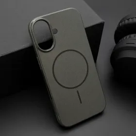 Futrola - maska JELLY MagSafe za iPhone 16 (6.1) crna (MS).