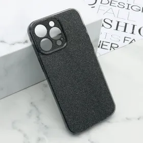 Futrola - maska GLOW SHINING za iPhone 15 Pro Max (6.7) crna (MS).