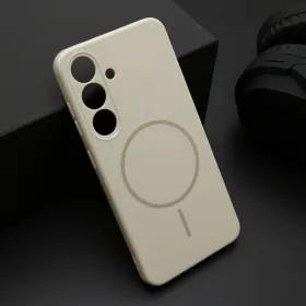 Futrola - maska JELLY MagSafe za Samsung S921 Galaxy S24 5G titanijum (MS).