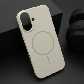 Futrola - maska JELLY MagSafe za iPhone 16 (6.1) titanijum (MS).