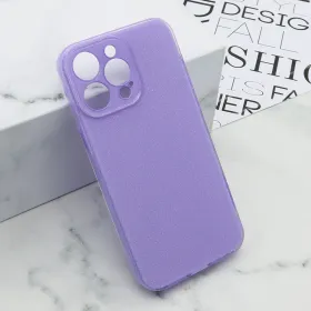 Futrola - maska GLOW SHINING za iPhone 15 Pro Max (6.7) ljubicasta (MS).