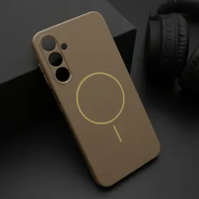 Futrola - maska JELLY MagSafe za Samsung A166 Galaxy A16 5G tamno zlatna (MS).