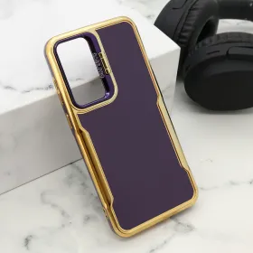 Futrola - maska GOLD LUXE za Samsung A356 Galaxy A35 5G/A556 Galaxy A55 5G ljubicasta (MS).