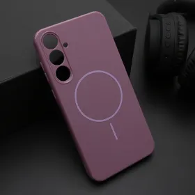 Futrola - maska JELLY MagSafe za Samsung A556 Galaxy A55 5G ljubicasta (MS).