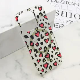 Futrola - maska LEOPARD MagSafe za iPhone 15 Pro (6.1) roze (MS).