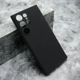 Futrola - maska GENTLE COLOR za Samsung Galaxy S23 Ultra crna (MS).