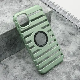 Futrola - maska LINES LOGO CUT za iPhone 11 (6.1) mint (MS).