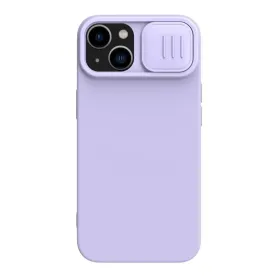 Futrola - maska Nillkin Cam Shield Silky za iPhone 15 Plus (6.7) ljubicasta (MS).